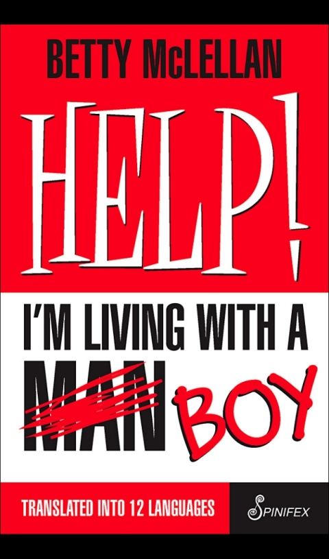 Cover image for book HELP! I'm Living with a (Man) Boy