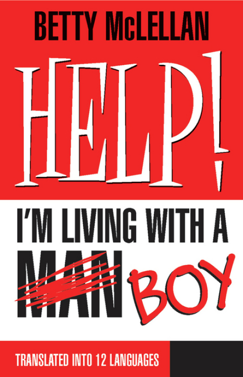 Cover image for book HELP! I'm Living with a (Man) Boy