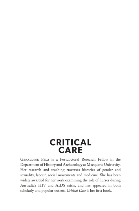 Cover image for book Critical Care