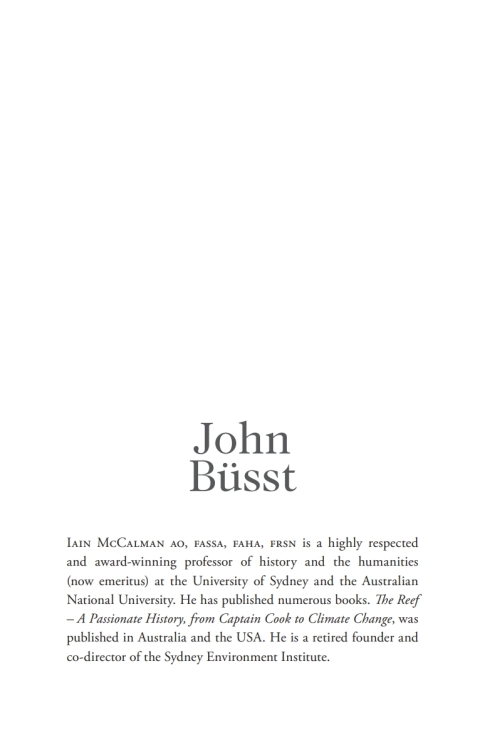 Cover image for book John Büsst