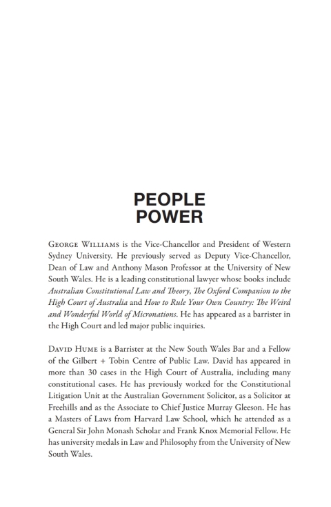 Cover image for book People Power