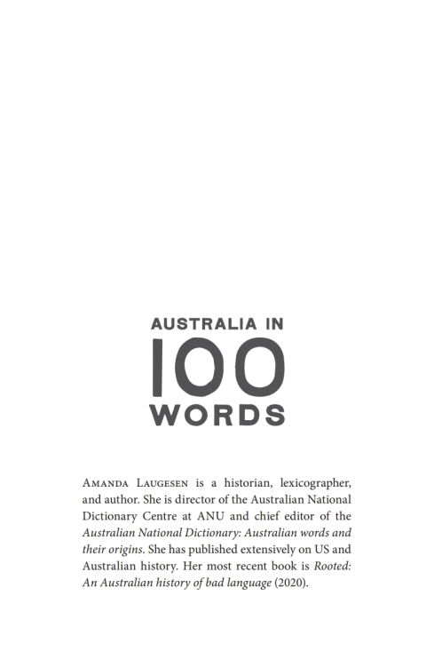 Cover image for book Australia in 100 Words