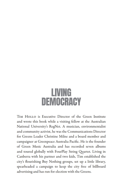 Cover image for book Living Democracy