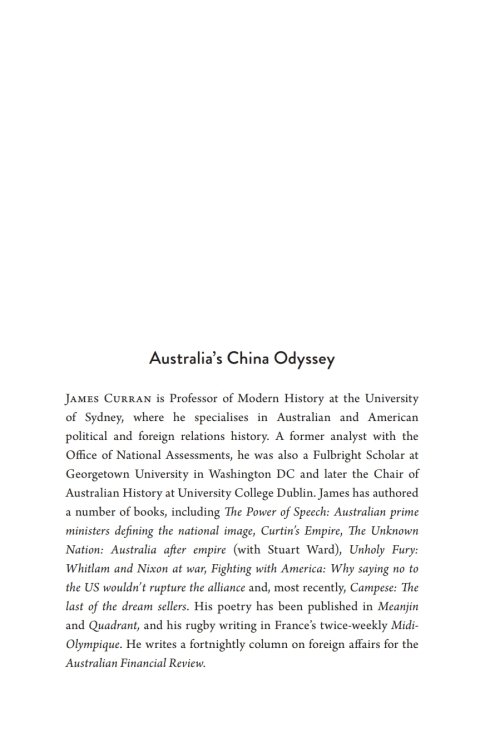 Cover image for book Australia's China Odyssey