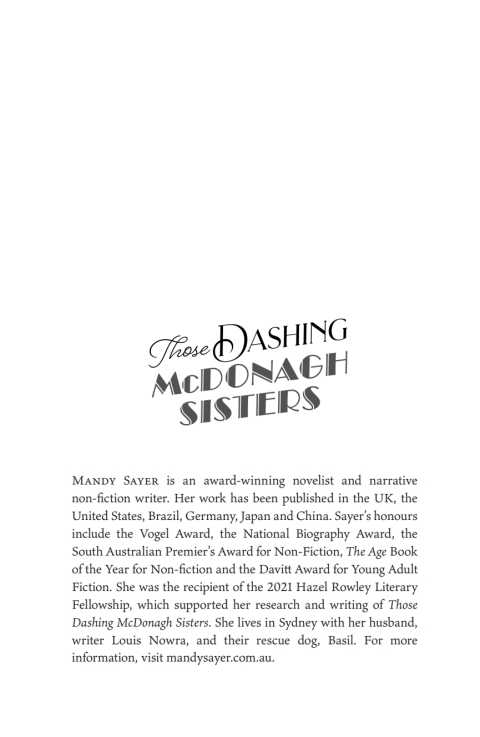 Cover image for book Those Dashing McDonagh Sisters