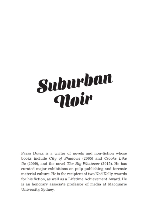 Cover image for book Suburban Noir