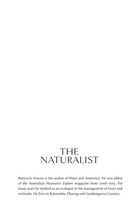 Cover image for book The Naturalist