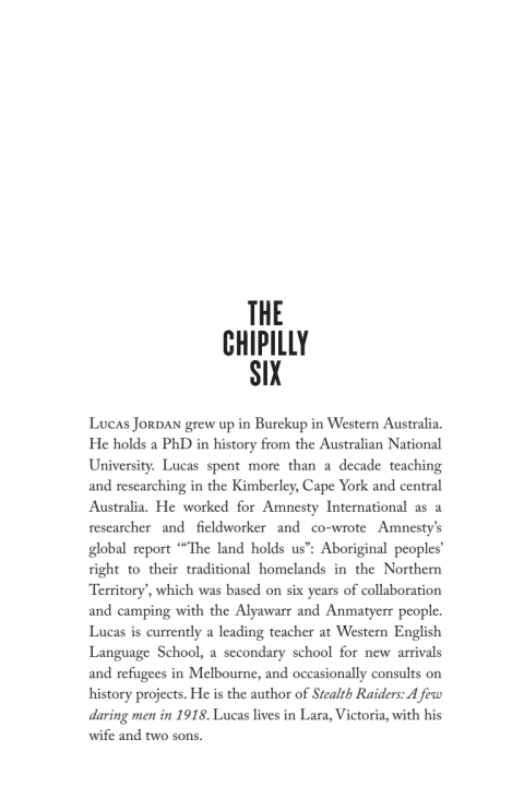 Cover image for book The Chipilly Six