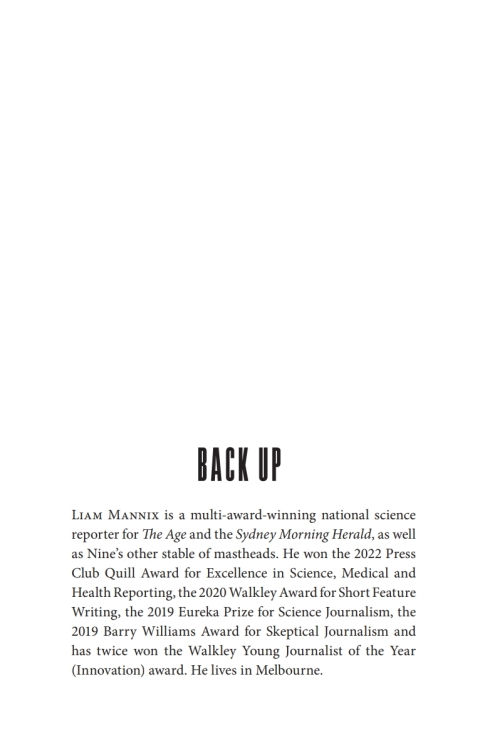 Cover image for book Back Up