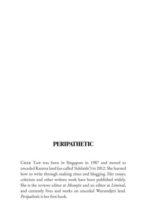 Cover image for book Peripathetic