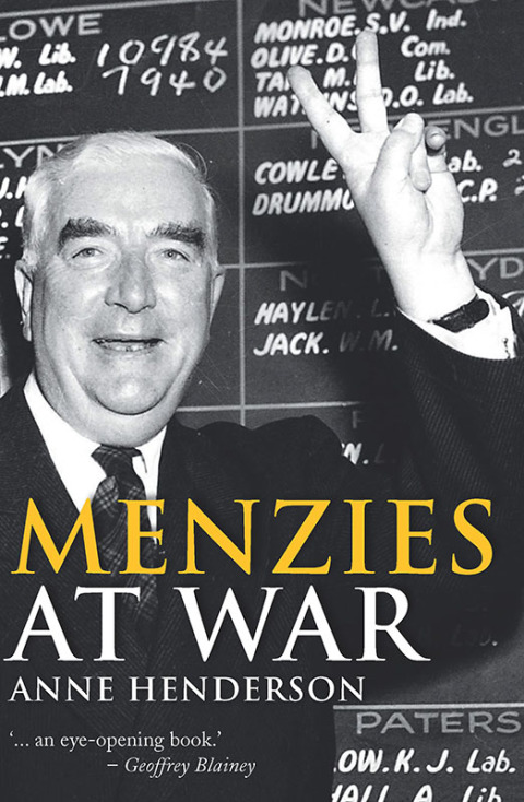 Cover image for book Menzies at War