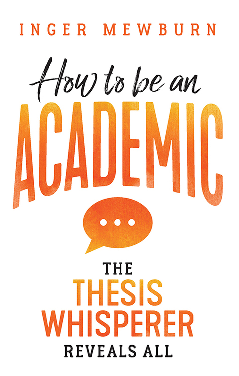 Cover image for book How to Be an Academic