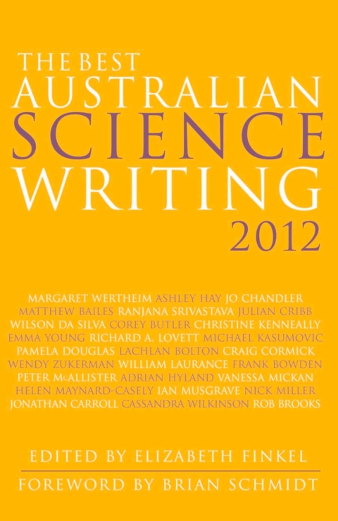 Cover image for book The Best Australian Science Writing 2012