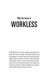 صورة الغلاف: Why the Future Is Workless 1st edition 9781742234823