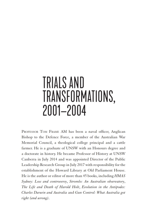 Cover image for book Trials and Transformations, 2001–2004