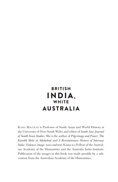 Cover image for book British India, White Australia