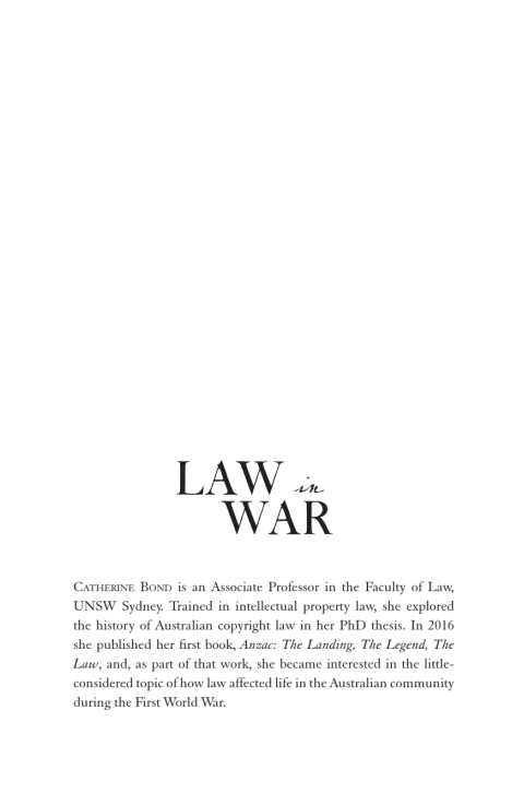 Cover image for book Law in War