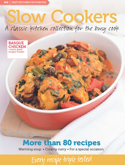 Cover image for book MB Test Kitchen Favourites: Slow Cookers