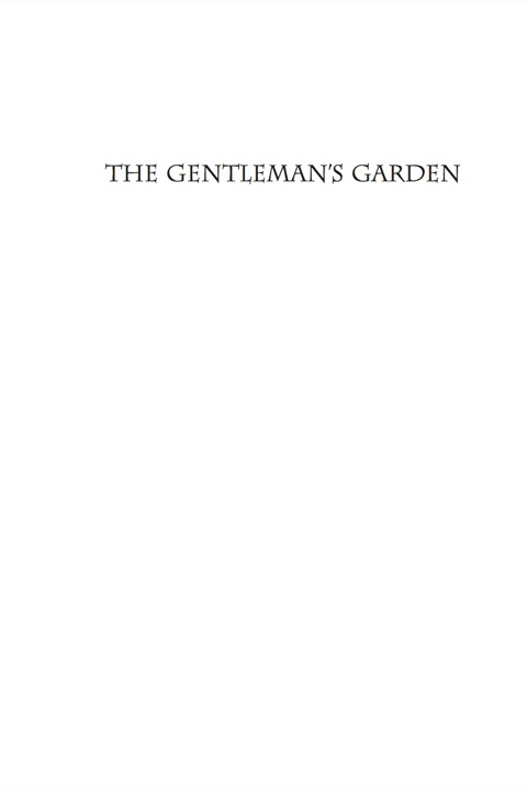Cover image for book The Gentleman's Garden