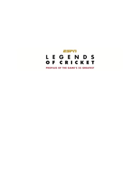 Cover image for book Legends of Cricket