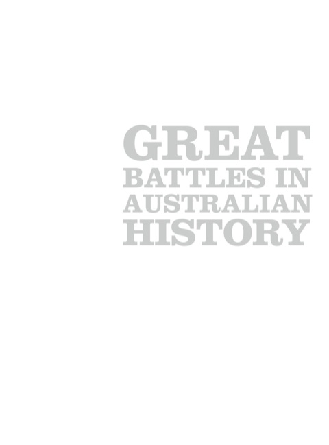 Cover image for book Great Battles in Australian History