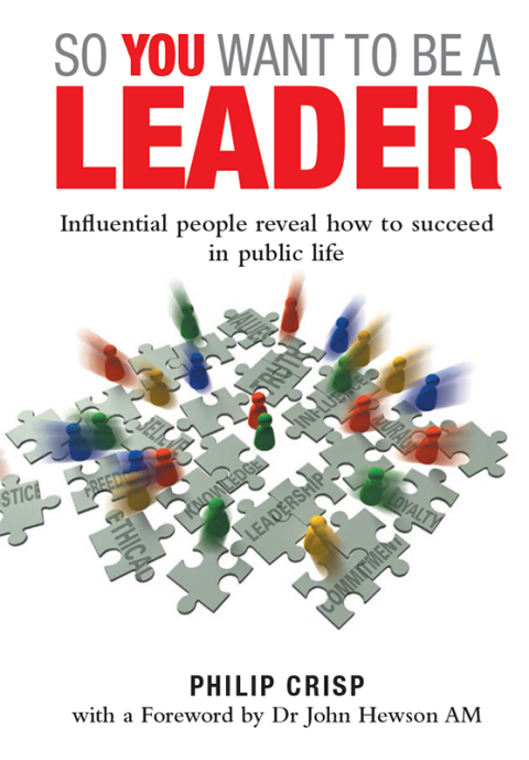 Cover image for book So You Want to Be a Leader