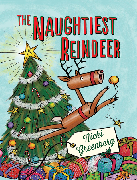 Cover image for book The Naughtiest Reindeer