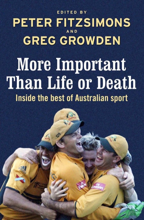 Cover image for book More Important than Life or Death
