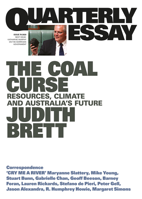 Cover image for book Quarterly Essay 78 The Coal Curse