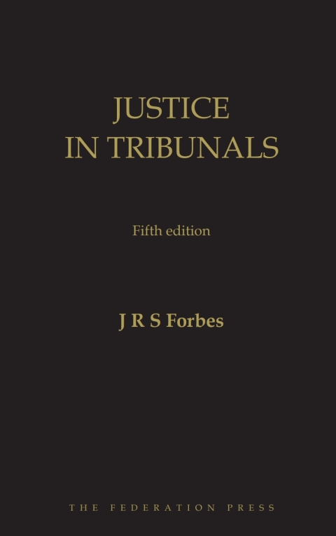 Cover image for book Justice in Tribunals
