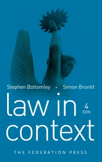 Cover image: Law in Context 4th edition 9781862878426