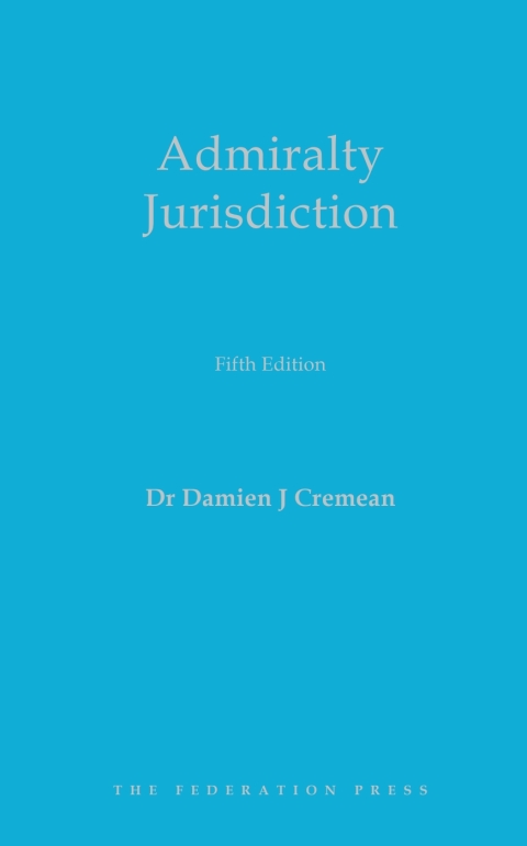Cover image for book Admiralty Jurisdiction