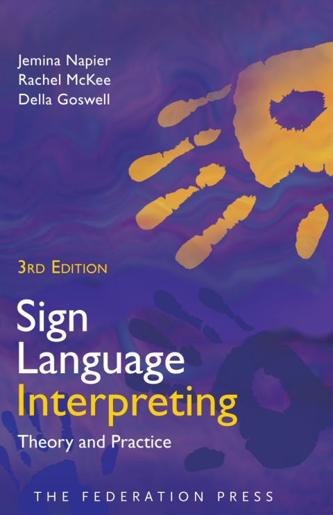 Cover image for book Sign Language Interpreting: Theory and Practice