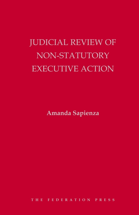 Cover image for book Judicial Review of Non-Statutory Executive Action