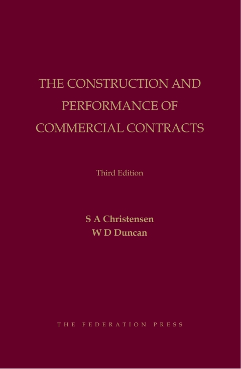 The Construction and Performance of Commercial Contracts 