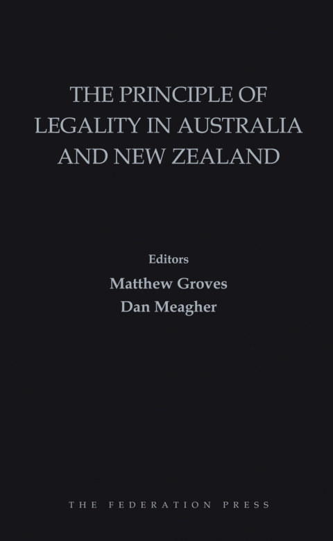 Cover image for book The Principle of Legality in Australia and New Zealand