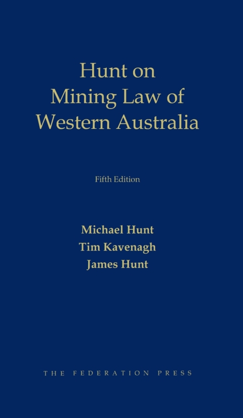 Hunt on Mining Law of Western Australia 