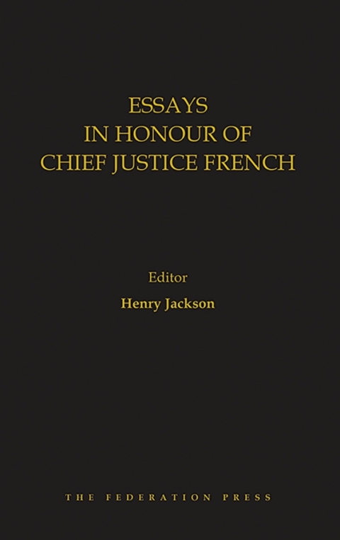 Cover image for book Essays in Honour of Chief Justice French