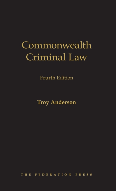 Cover image for book Commonwealth Criminal Law