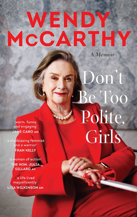Cover image for book Don't Be Too Polite, Girls