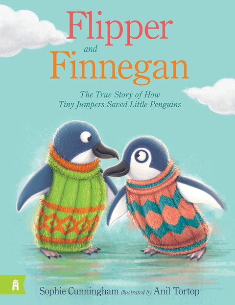 Cover image for book Flipper and Finnegan - The True Story of How Tiny Jumpers Saved Little Penguins