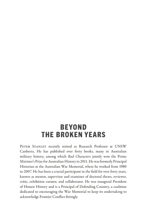 Cover image for book Beyond the Broken Years