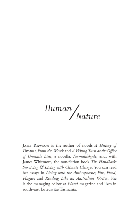 Cover image for book Human/Nature
