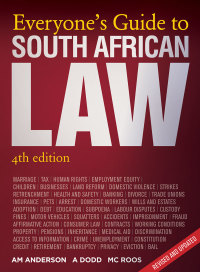 Cover image: Everyone’s Guide to South African Law 4th edition 9781770228238