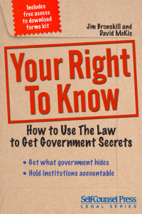 Cover image: Your Right To Know 9781770402119