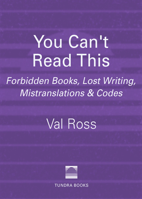 Cover image for book You Can't Read This