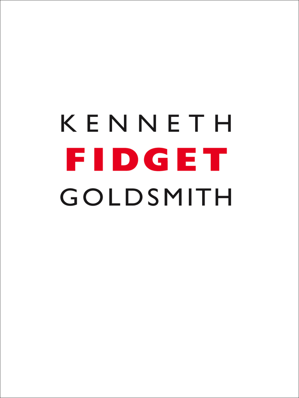 Fidget (eBook)