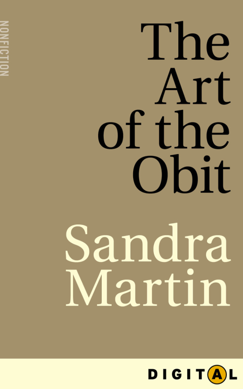 Cover image for book The Art of the Obit