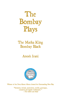 Titelbild: The Bombay Plays 9781770917668