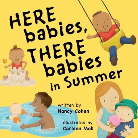 Cover image for book Here Babies, There Babies in Summer